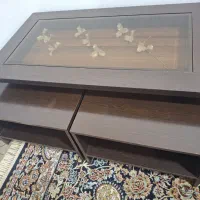 میز جلو مبلی و ۴ عدد عسلی قیمت حراجی مفت