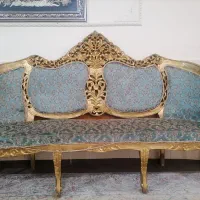 مبلمان 9نفره سلطنتی چوب گردو