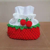 جعبه دستمال کاغذی دستباف