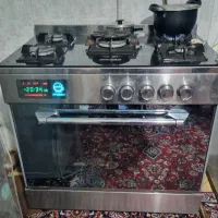 گاز طرح فر شیشه روش نشکن سالم