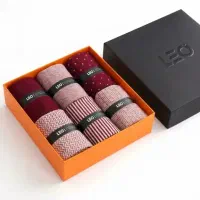 باکس هدیه جوراب مردانه و زنانه پنبه ضدبو