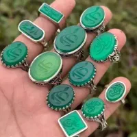 انگشتر عقیق سبز