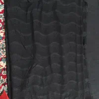 شال روسری مشکی نگین دار