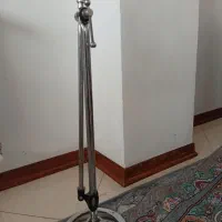 پایه میکروفن نشسته تمام فلزی کوتاه سبک محکم و سالم