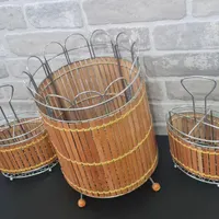 جا قاشق چنگالی دو تایی به همراه سطل زباله ست|آب‌چکان و نظم‌دهنده ظروف|بابلسر, |دیوار
