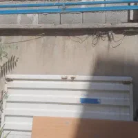 درب آهنی سه لنگه حیاط و باغ و ...
