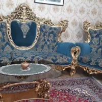 مبلمان استیل ۹ نفره در حد نو