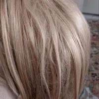 کلاه گیس بلوند کوتاه موی طبیعی