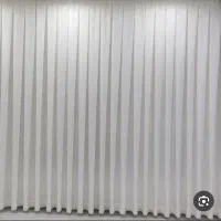پرده حریر ساده با دستک و ورودی
