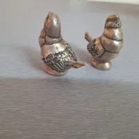 نمکدان نقره قدیمی ، خارجی ، کاردست