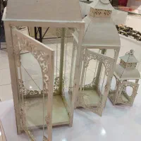 جا شمعی فلزی طرح پتینه