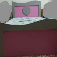 تخت نوجوان با تشک درحد نو