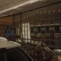 درب اهنی بزرگ ۵متر۲۵س طول۳م بالا