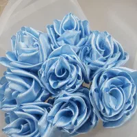 فروش یک عدد دسته گل ۸شاخه روبانی