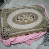 پشتی کرم قهوه ای درحدنو