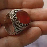انگشتر عقیق یمنی رکاب دست ساز