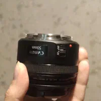 لنز فیکس ef 50 کنون سالم و تمیز