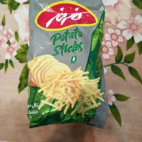 خلال سیب زمینی سرخ کرده مزمز برای خورشت  قیمه چیپس