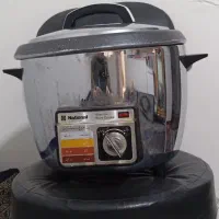 پلوپز ۱۲ نفره ناسیونال اصل  چرخ گوشت و پنکه رومیزی