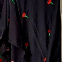 شال آلبالو خامه دوزی