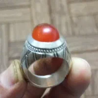 انگشتر نقره عقیق درشت