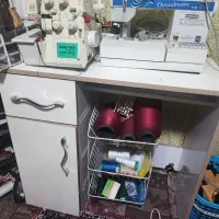 میز چرخ خیاطی همراه صندلی