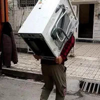 کارگرتنهاباربری اسباب اثاث کشی لوازم یخچال سایدمبل