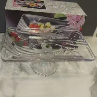 کریستال پایه دار مستطیل سوگا ژاپن