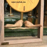ساعت دیواری گنجشک چوبی|ساعت دیواری و تزئینی|رشت, پیرکلاچای|دیوار