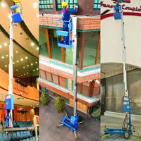 کرایه بالابر نفر بر یک نفره جایگزین نردبان داربست