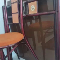 میز صندلی فلزی ۴ نفره