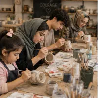 ورکشاپ سفالگری برای همه سنین