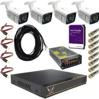 پک ۴عدد دوربین دید درشب رنگی آماده نصب