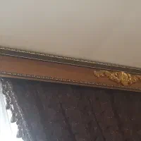 قاب پرده چوبی در حد نو ۴ متر طول