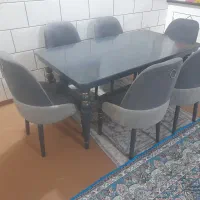 میز ناهار خوری ۶ نفره در حد نو