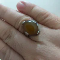 انگشتر نقره عقیق مردانه