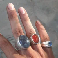 انگشتر عقیق شجر قائن