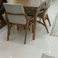 میز ناهارخوری سفارشی ۴ نفره چوب راش .نو