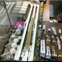 بورس کامل لوازم پرده ،تزیینات وریل پرده چوب پرده