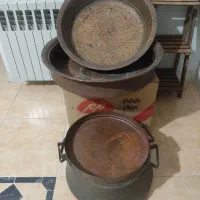 دیگ تشت ابکش مسی چکشی