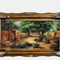 تابلو فرش کوچه باغ