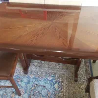 میز ناهارخوری ۶ نفره - همراه مبل راحتی ۷ نفره