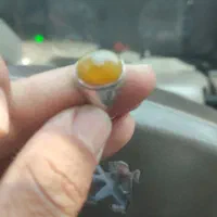 انگشتر نقره باباغوری تک چشم خیلی خاص