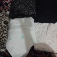چادر رنگی  و مشکی دوخته شده