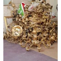 خرید وو فروش لوستر ای برنجی و برنزی