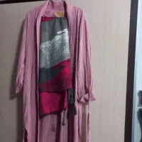 مانتوهمراه شال