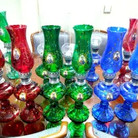 چراغ گرد سوز نفتی در چند رنگ متنوع نو و آکبند
