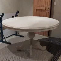 میز ناهارخوری قطر میز ۱۴۰ پایه لهستانی