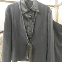 کت دامن و شومیز آستین حلقه ای