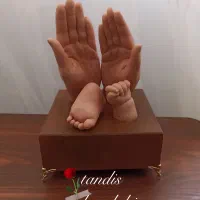 مدل‌سازی و ساخت تندیس از دست یا پای کودک